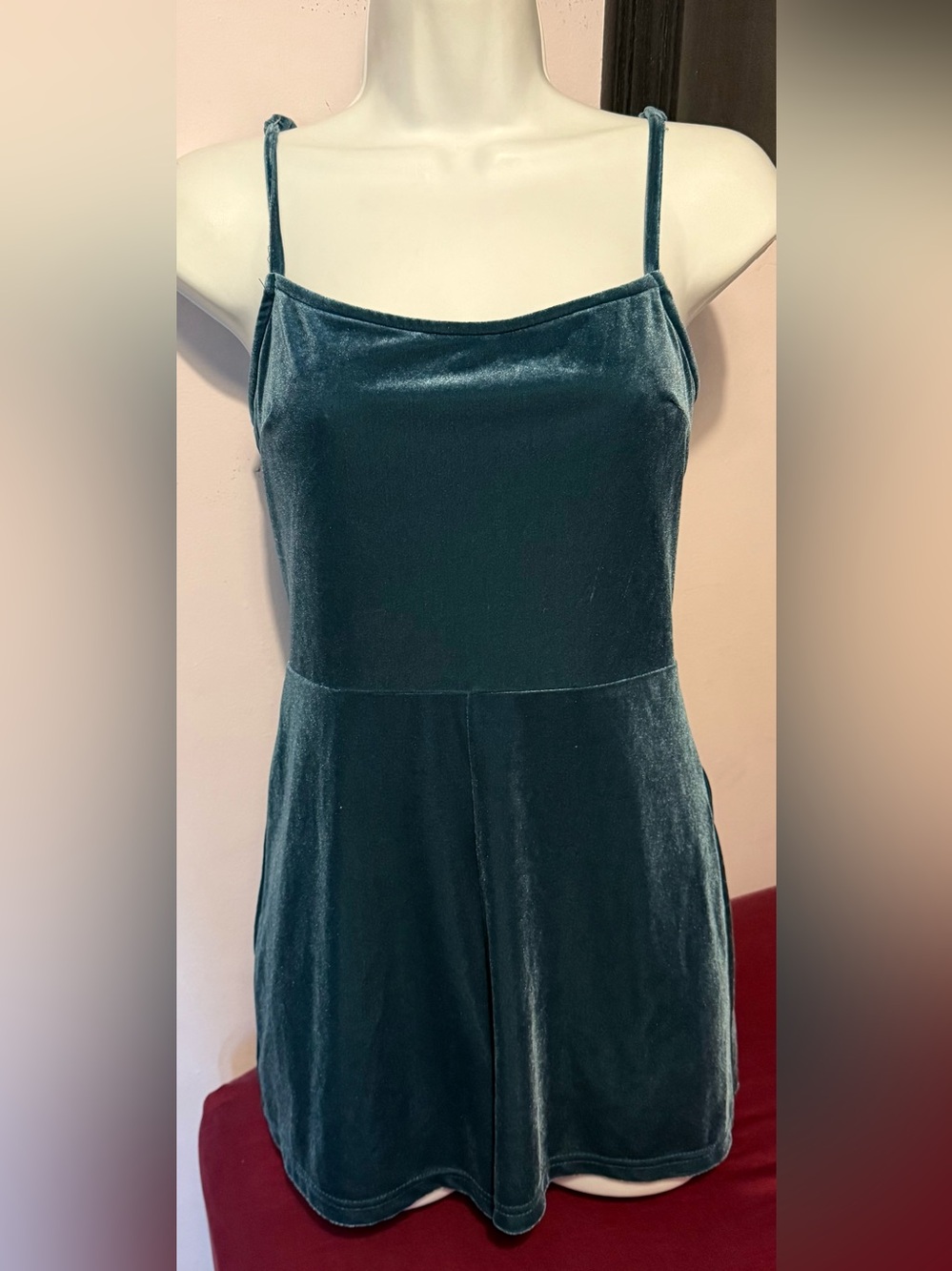 ✨Urban Outfitters Velvet Romper✨ - Picture 2 of 8